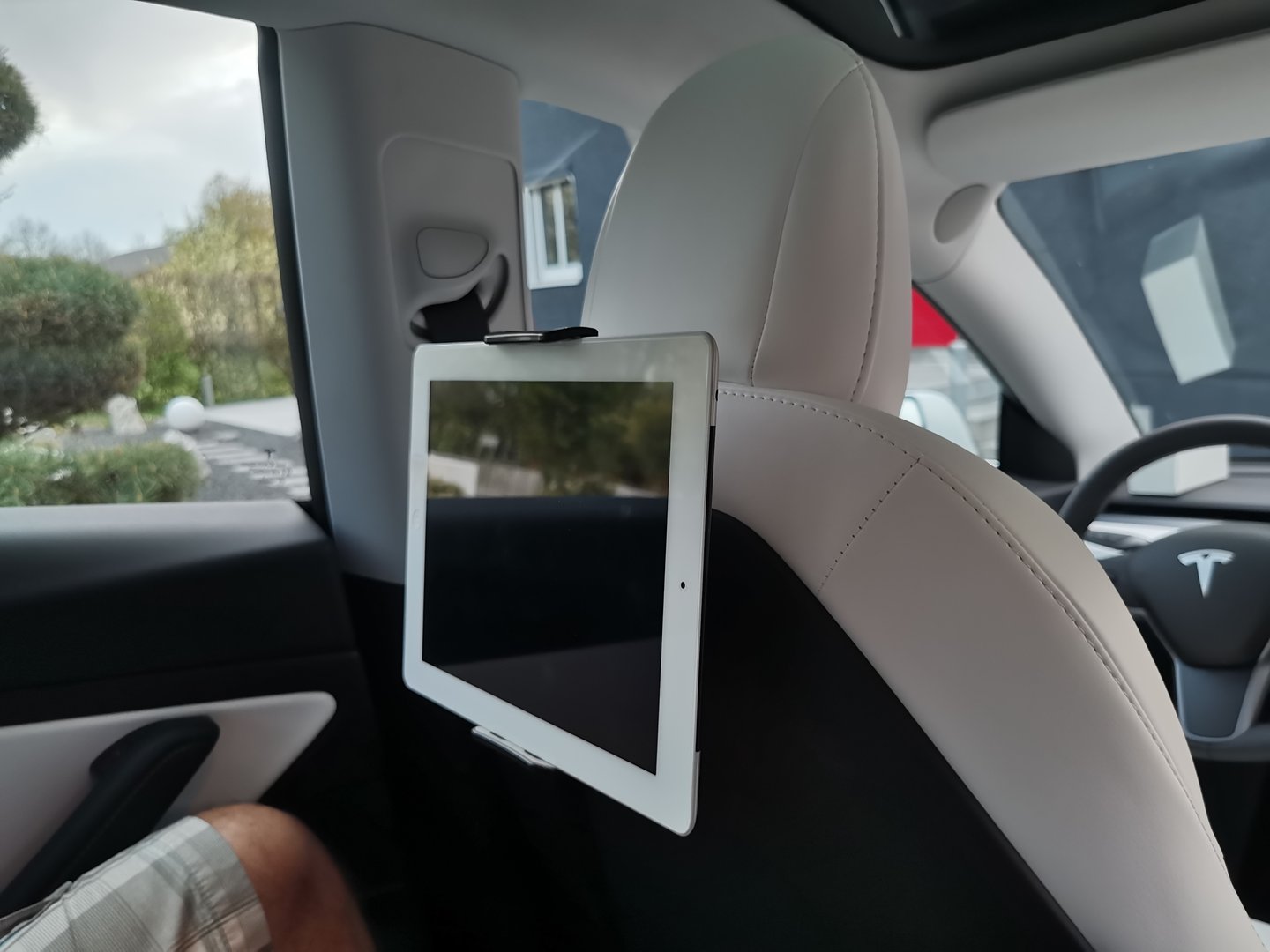 woleyi Tesla Tablet Halterung Rücksitz, Tesla Model 3/Y Kopfstütze